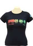 Clothes Women's-shirts - חולצת T נשים - שחור מידה S